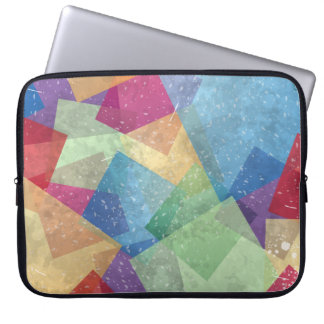 Abstract grunge background laptop sleeve