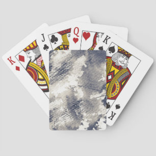 Abstract grunge background. Watercolor, ink Playing Cards