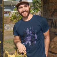 Abstract Grunge Blue Grizzly Bear Paw Claw