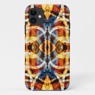 Abstract grunge graffiti pattern iPhone 11 case