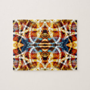 Abstract grunge graffiti pattern jigsaw puzzle