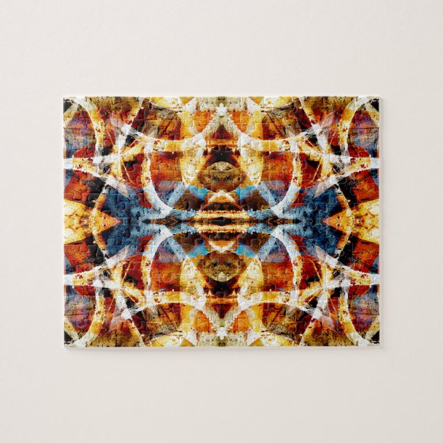 Abstract grunge graffiti pattern jigsaw puzzle (Horizontal)