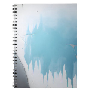 Abstract grunge metal texture notebook