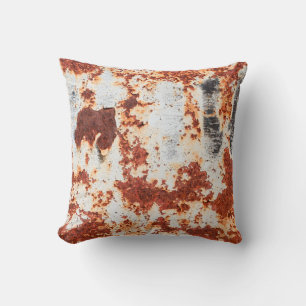 abstract grunge rust texture background cushion