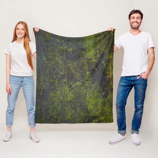 Abstract grunge texture fleece blanket (In Situ)