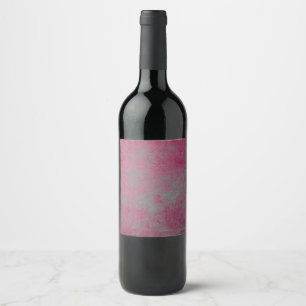 Abstract grunge texture leather wine label