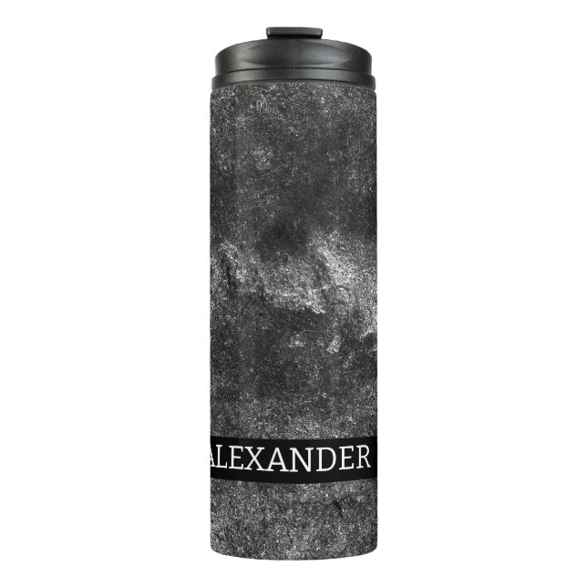 Abstract grunge texture thermal tumbler (Front)