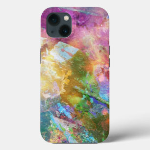 Abstract grunge texture with watercolor paint 3 iPhone 13 case