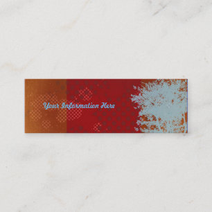 Abstract Grunge Tree Bookmark Business Cards