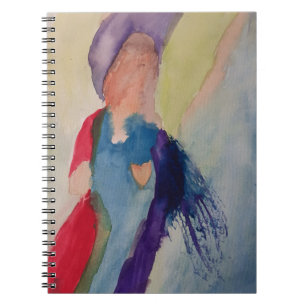 Abstract Guardian Angel Notebook