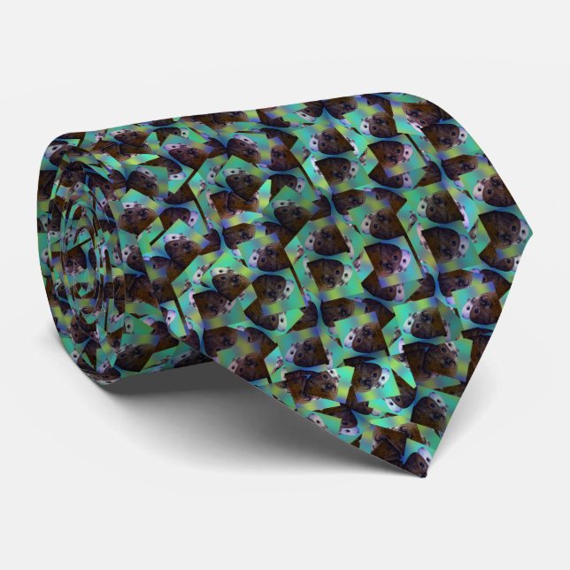 Abstract Guinea Pigs, Necktie (Rolled)