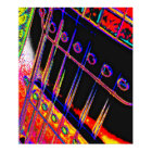 Abstract Guitar Modern Pop Art Poster Rock N Roll