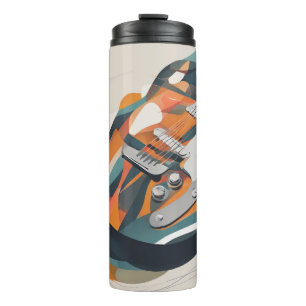 Abstract Guitar Thermal Tumbler