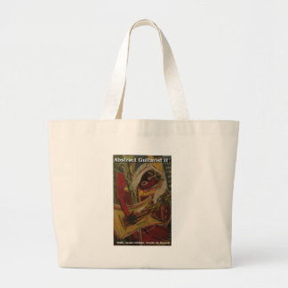abstract guitarist II Large Tote Bag