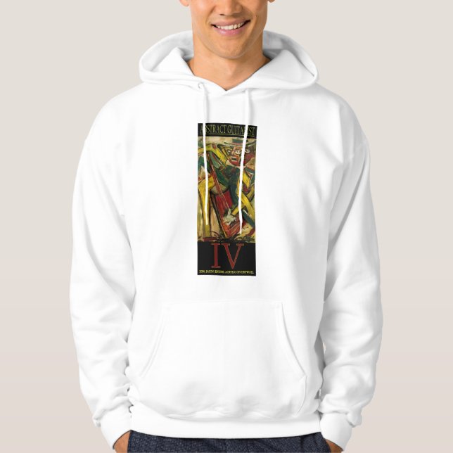 Abstract Guitarist IV Hoodie (Front)