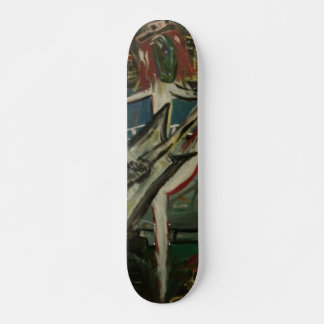 Abstract Guitarist Skateboard