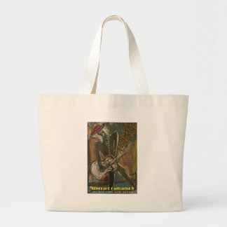 abstract guitarist V Large Tote Bag