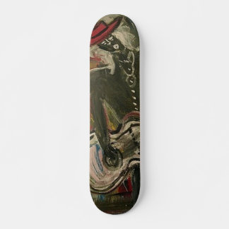 Abstract Guitarist V Skateboard