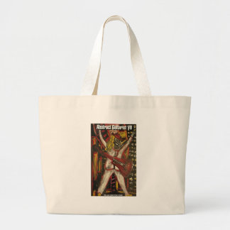 abstract guitarist VII Large Tote Bag