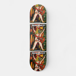 ABSTRACT GUITARIST VII SKATEBOARD