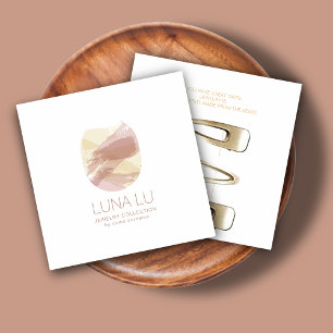 Abstract Hair Clips Accessories Display Card