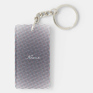 Abstract Half-tone Pulsating Circle Thunder_Cove Key Ring