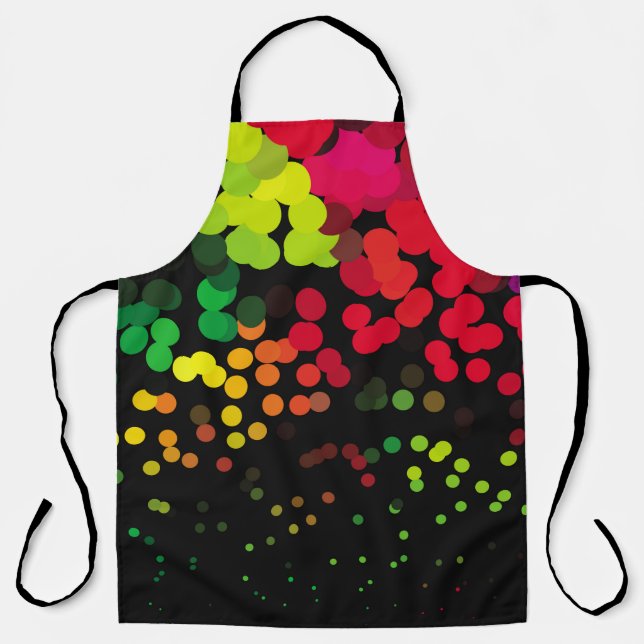 Abstract halftone background pattern. Geometric co Apron (Front)