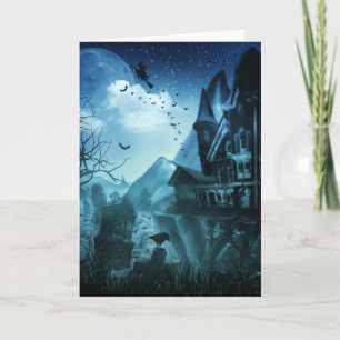 Abstract Halloween Backgrounds Card