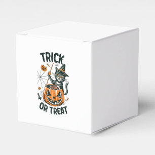 Abstract Halloween Cat Favour Box