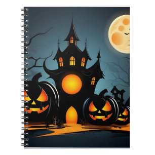 Abstract Halloween design Notebook