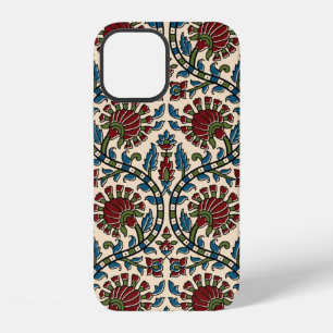 abstract hand block ajrakh print background design iPhone 12 case