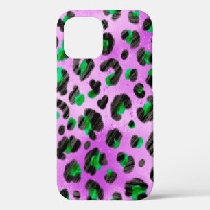 Abstract Hand Drawing Furry Brush Strokes Seamless iPhone 12 Case