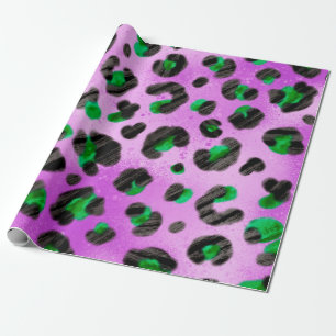 Abstract Hand Drawing Furry Brush Strokes Seamless Wrapping Paper