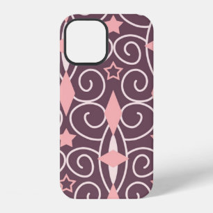Abstract Hand Drawing Ornamental Geometric Shapes iPhone 12 Case