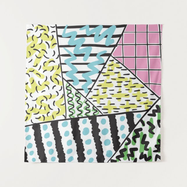 Abstract hand drawn background 3 tapestry (Front)