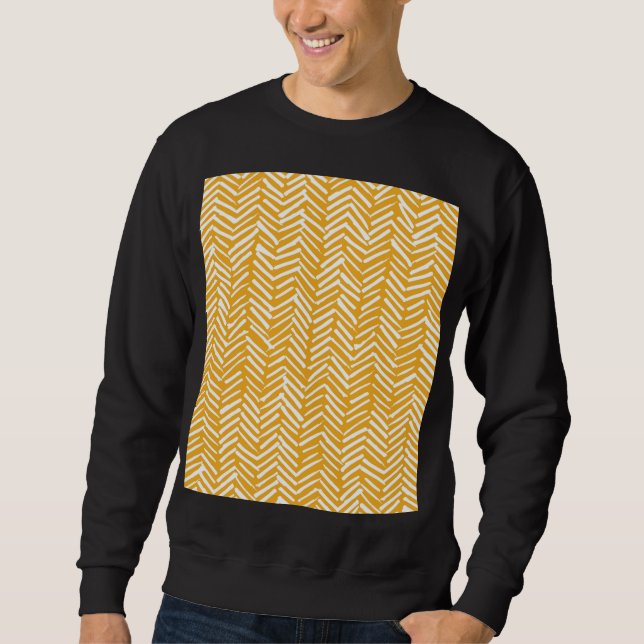 Abstract hand-drawn lines, hipster texture. sweatshirt (Front)