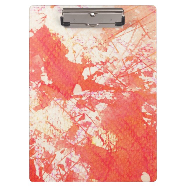 Abstract hand painted watercolor background. 2 2 clipboard (Front)