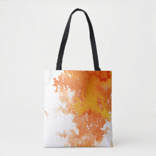 Abstract hand painted watercolor background. 2 2 tote bag