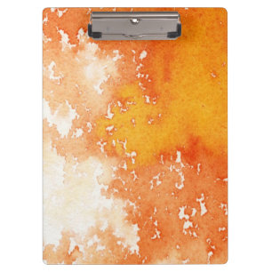 Abstract hand painted watercolor background. 2 clipboard
