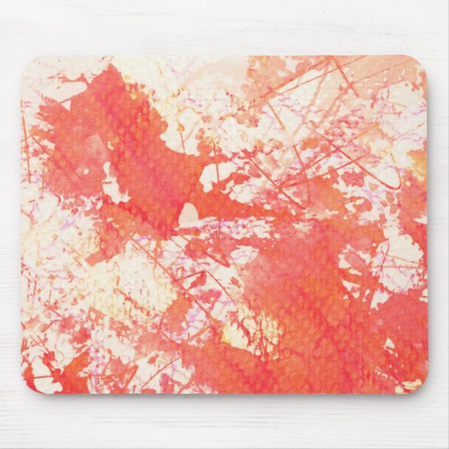 Abstract hand painted watercolor background. 2 mouse pad (Front)