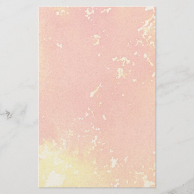 Abstract hand painted watercolor background. stationery (Front)