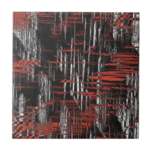 Abstract Hash Tags Tile (Front)