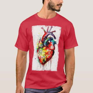 Abstract heart art T-Shirt