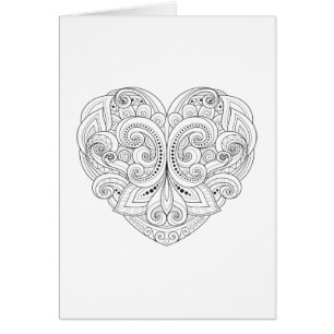 Abstract Heart Doodle