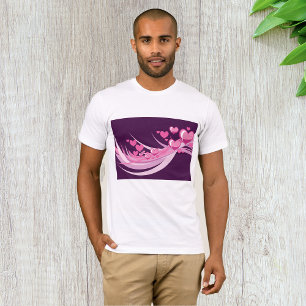 Abstract Hearts Mens T-Shirt