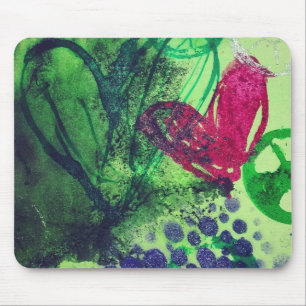 Abstract Hearts Mouse Pad