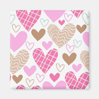 Abstract hearts pattern
