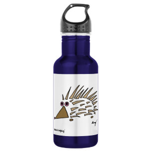 Abstract Hedgehog 532 Ml Water Bottle