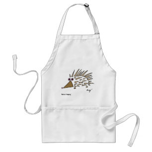 Abstract Hedgehog Apron