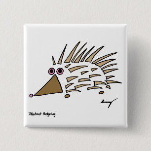 Abstract Hedgehog Button